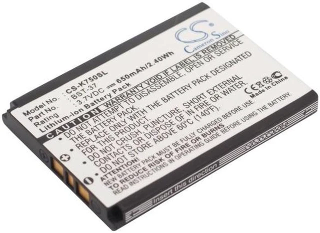 Main image of Estry Battery Replacement for ericsson W850i W710i W800 J220a BST-37