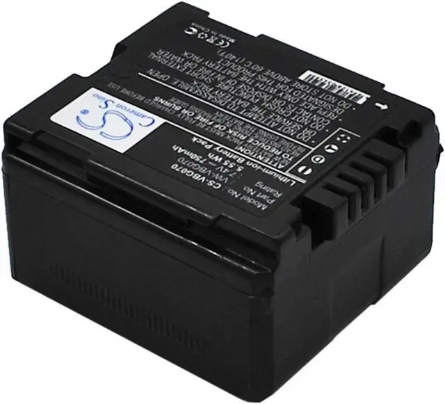 Alt view image 3 of 5 - Estry Battery Replacement for SDR-H200 VDR-D50 SDR-H18 VDR-D210 PV-GS80 SD100 NV-GS500 PV-GS90 SDR-H41 HDC-SD5 PV-GS320 NV-GS330 PV-GS83 HDC-SD600 VW-VBG070-K VW-VBG070A VW-VBG070