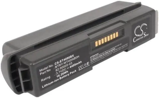 Alt view image 2 of 5 - Estry Battery Replacement for Symbol WT-4090OW WT41N0 WT-4070 WT4000 WT4090 WT4070 WT-4090 WT4090i BTRY-WT40IAB0H 82-90005-03 55-000166-01 82-90005-05 BTRY-WT40IAB0E