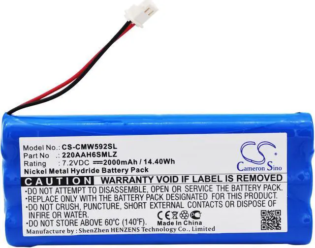 Alt view image 5 of 5 - Estry Battery Replacement for 592-158-001 592-158-002 592-158-003 Max Wireless Max 220AAH6SMLZ