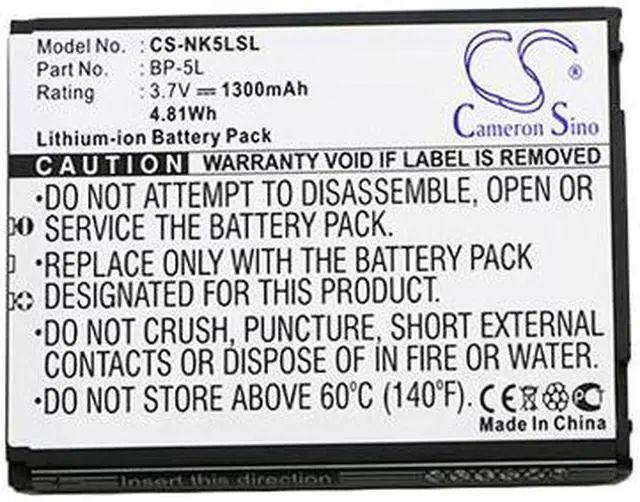 Alt view image 3 of 3 - Estry Battery Replacement for 7710 N92 9500 E61 7700 E62 770 N800 BP-5L