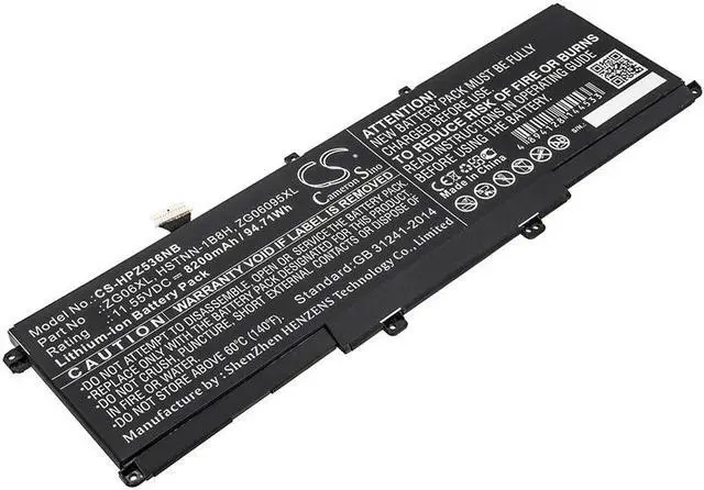 Main image of Battery Replacement for ZBook Studio x360 G5-4QH13EA ZBook Studio x360 G5 ZBook Studio G5 2ZC49EA ZBook Studio G5 2ZC50EA ZG06XL L07045-855 HSTNN-1B8H L07351-1C1 ZG06095XL