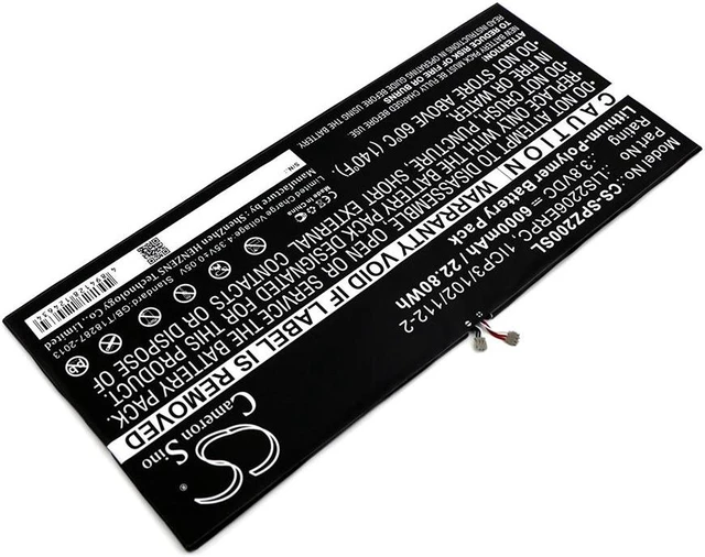 Alt view image 2 of 3 - Estry Battery Replacement for SGP521 SGP561 SGP512 Xperia Tablet Z2 Castor SOT21 Xperia Tablet Z2 TD-LTE SGP511 SGP541 SGP551 LIS2206ERPC 1277-3631.1B 1ICP3/102/112-2