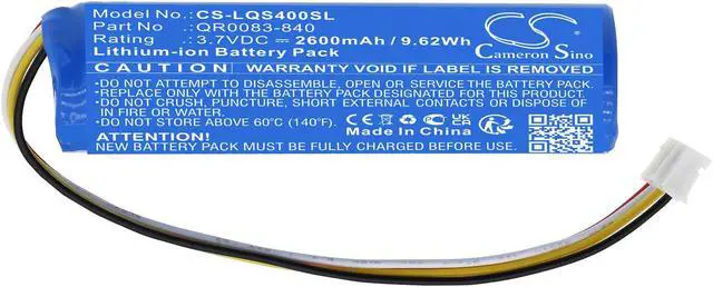 Alt view image 3 of 5 - Estry Battery Replacement for Qolsys IQP4003 IQP4002 IQP4006BLK IQP4003BLK IQP4005 IQ Panel 4 IQP4006 IQP4004 IQP4002BLK IQP4001 IQ Panel 4 PowerG IQP4005BLK IQP4004BLK IAN034NA QR0083-840