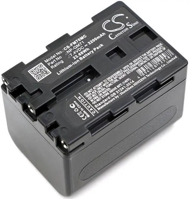 Main image of Estry Battery Replacement for DCR-DVD301 DCR-TRV340 DCR-PC330 DCR-PC105 DCR-TRV19 CCD-TRV328 DCR-TRV260 DCR-TRV11 DCR-TRV27 DCR-TRV18 DCR-TRV50 DCR-TRV38 DCR-TRV140 NP-QM71 NP-FM70 NP-FM71 NP-QM70