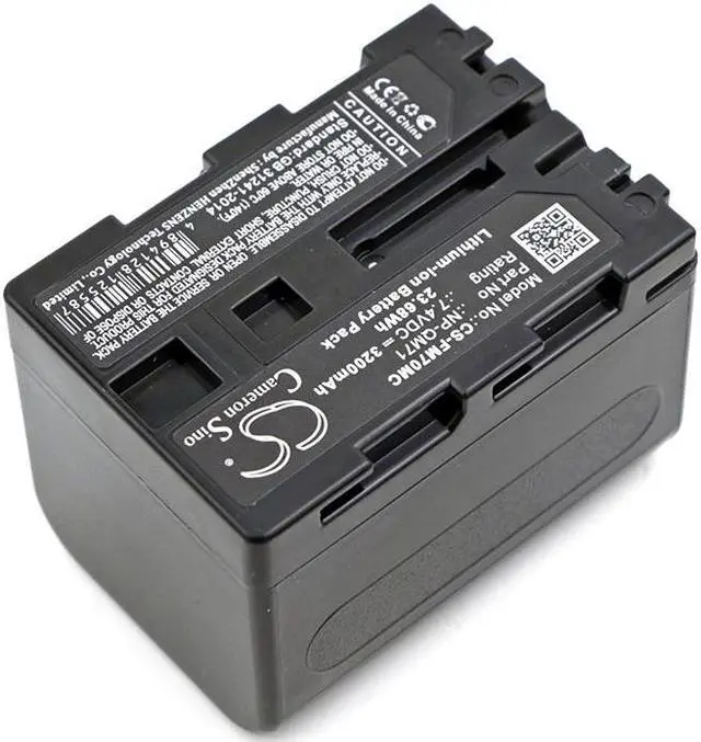 Alt view image 2 of 5 - Estry Battery Replacement for DCR-DVD301 DCR-TRV340 DCR-PC330 DCR-PC105 DCR-TRV19 CCD-TRV328 DCR-TRV260 DCR-TRV11 DCR-TRV27 DCR-TRV18 DCR-TRV50 DCR-TRV38 DCR-TRV140 NP-QM71 NP-FM70 NP-FM71 NP-QM70