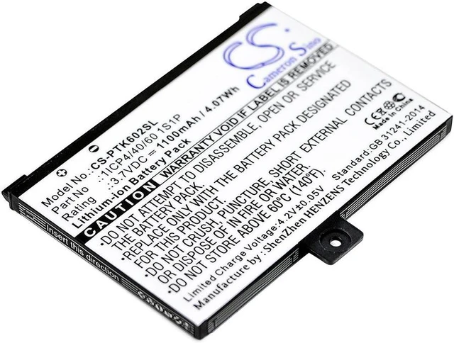 Main image of Estry Battery Replacement for Pocketbook Pro 903 Pro 920.W Pro 912 Pro 612 Pro 602 Pro 920 Pro 603 Pro 902 1ICP4/40/60 1S1P