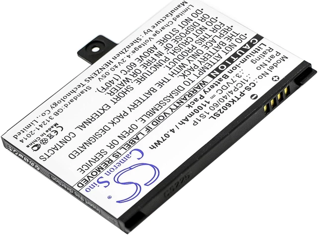 Alt view image 2 of 5 - Estry Battery Replacement for Pocketbook Pro 903 Pro 920.W Pro 912 Pro 612 Pro 602 Pro 920 Pro 603 Pro 902 1ICP4/40/60 1S1P
