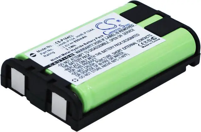 Alt view image 2 of 5 - Estry Battery Replacement for KX-TG5623 KX-TGA542B KX-FG5213 KX-TG5633W KX-TG5451S KX-TG2312W KX-TG2313W KX-TGA650 KX-TG2355S KX-TG5230 KX-TG2480B KX-TGA550 TYPE 29 HHR-P104A HHR-P104 P104A/1B