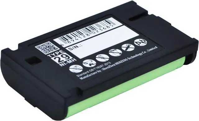 Alt view image 5 of 5 - Estry Battery Replacement for KX-TG5623 KX-TGA542B KX-FG5213 KX-TG5633W KX-TG5451S KX-TG2312W KX-TG2313W KX-TGA650 KX-TG2355S KX-TG5230 KX-TG2480B KX-TGA550 TYPE 29 HHR-P104A HHR-P104 P104A/1B