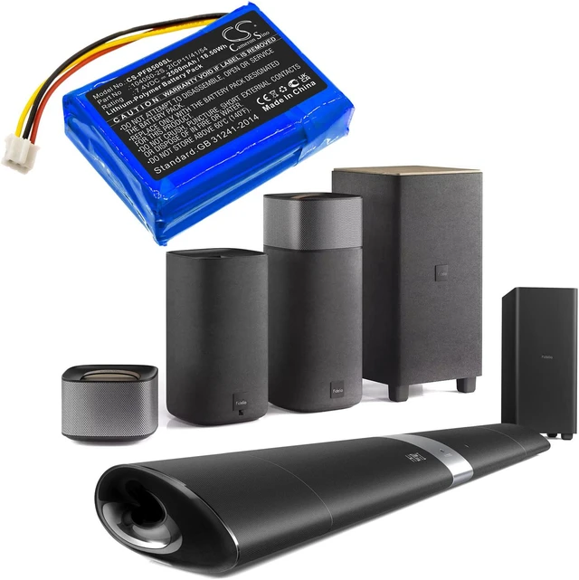 Alt view image 5 of 5 - Estry Battery Replacement for Fidelio HTL9100 Fidelio Soundbar HTL9100 Fidelio E6 Fidelio HTL9300 B5/12 Fidelio E5 Fidelio F5 Fidelio B5 2ICP11/41/54 104050-2S