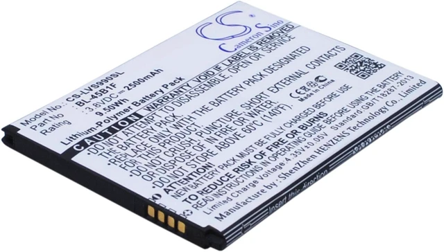 Main image of Estry Battery Replacement for LG K530DY V10 LTE K535T K557 H960YK Stylo 2 V XLTE VS835 F600 K550 K535Y F720S K540 Stylus 2 4G LTE MS550 MS550BK V10 H960 LS775 H962 EAC63118201 BL-45B1F EAC63158401 AAC