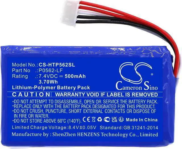 Alt view image 3 of 5 - Estry Battery Replacement for Z3Z92A 1AS90A Z9L26A X7N08A Z3Z94A 2FR85A Sprocket 200 Photo Printer 1AS 5XH49A 1AS86A 1AS91A Z9L25A Z3Z90A Sprocket 2 1N 1 2FB96A 923052 923052PH 2S P0562-LF P0946-HF