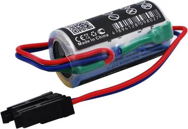 Alt view image 4 of 5 - Estry Battery Replacement for MI A1FXCPU Robot Control PLC MR-2JS RP-5AH Q A2S Series PLCs A2SCPU-S1 AnS Series PLC RV-4A A Series PLCs AnS B9670-MC A6BAT A6BAT-MRBAT RH-5AH B9670MC