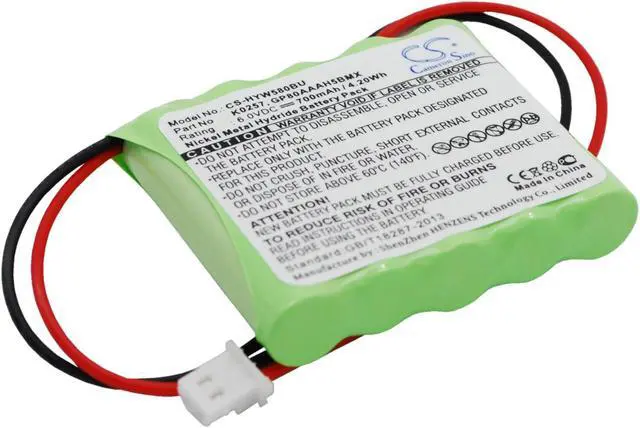 Alt view image 2 of 5 - Estry Battery Replacement for 55111-05 5800RP Wireless 5800RP Wireless Repeater K0257 K0257 GP80AAAH5B3BMX 55111-05