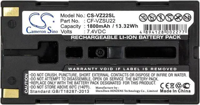 Alt view image 3 of 5 - Estry Battery Replacement for TOA Electronics TS-900 TS-902 TS-802 TS-801 TS-800 TS-901 BP-900 BP-900UL