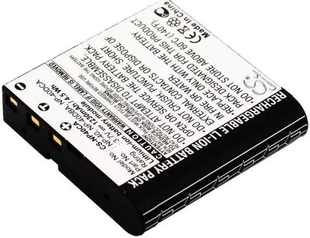 Alt view image 2 of 5 - Estry Battery Replacement for Somikon DVR-853 DVR-853.IR