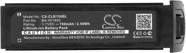 Alt view image 5 of 5 - Estry Battery Replacement for CipherLAB 1564 1562 1560 KB1A371802963 BA-001800
