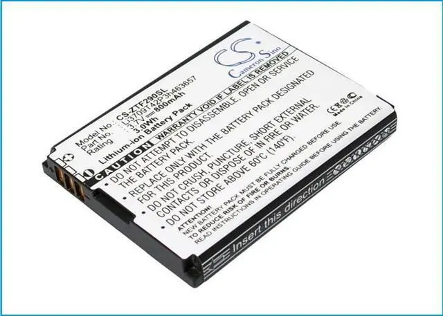 Main image of Estry Battery Replacement for N281 Z221 Z222 F290 Li3708T42P3h463657 Li3709T42P3h463657