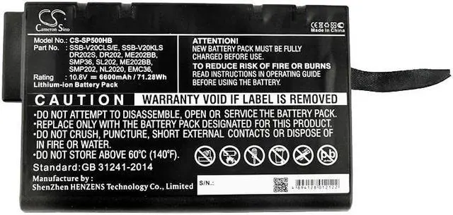 Alt view image 5 of 5 - Estry Battery Replacement for Jet III CX P120 Jet III DR202 SMP02 NL2020 EMC36 ME202BB