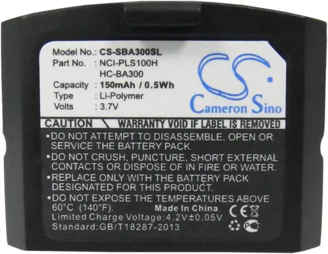Alt view image 5 of 5 - Estry Battery Replacement for IS4200 IS-4200 IS410 TV RS 4200 TV-2 IS 410 Set 840 IS410 RS 420 IS-410 Set 830 TV RR 4200 RI410 Set 840 TV RS-4200 RR4200 HC-BA300 BA-300 500898 523306 NCI-PLS100H