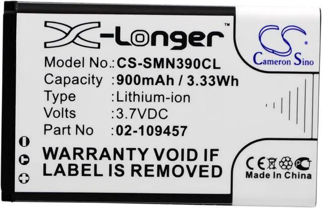 Main image of Estry Battery Replacement for Snom M80 M3 1271 M85 M55 M90 M9 2758 M65 M70 M9R-ES M9R-HC M9R 00001595 02-109457 60020438