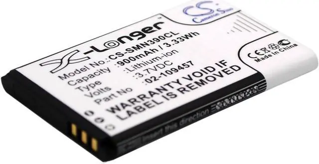 Alt view image 2 of 5 - Estry Battery Replacement for Snom M80 M3 1271 M85 M55 M90 M9 2758 M65 M70 M9R-ES M9R-HC M9R 00001595 02-109457 60020438