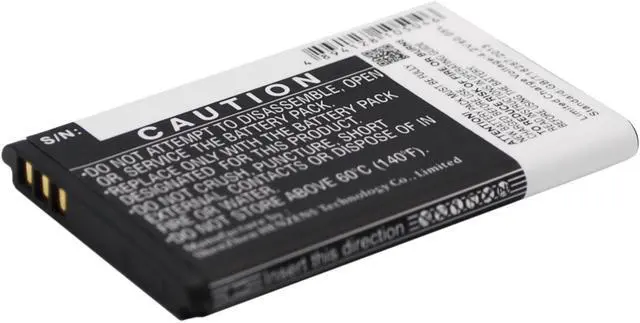 Alt view image 4 of 5 - Estry Battery Replacement for Snom M80 M3 1271 M85 M55 M90 M9 2758 M65 M70 M9R-ES M9R-HC M9R 00001595 02-109457 60020438