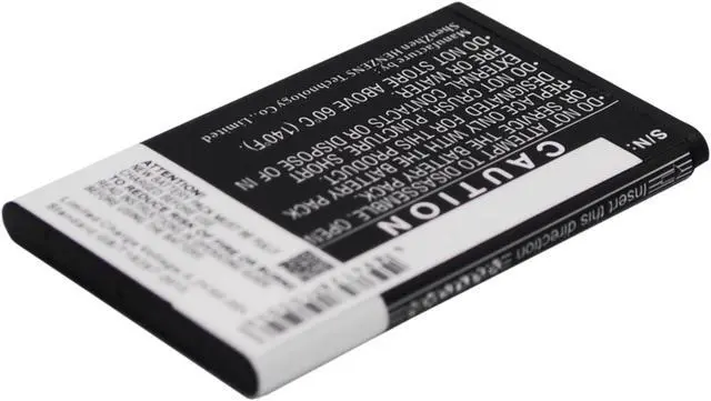 Alt view image 5 of 5 - Estry Battery Replacement for Snom M80 M3 1271 M85 M55 M90 M9 2758 M65 M70 M9R-ES M9R-HC M9R 00001595 02-109457 60020438