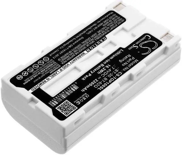 Alt view image 2 of 3 - Estry Battery Replacement for GPT-7502 FC-2500 FC100 LR8410 Field Controller FC100 SHC2500 Data Collector GTS-751 GPT-7501 GTS-750 GTS-900 GPT-9000 BT65Q BT-66Q BT66Q BT-30 BT-62Q