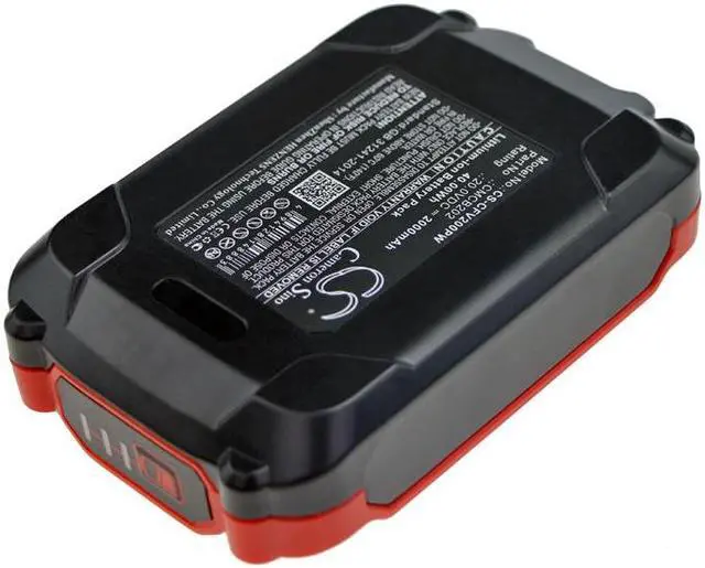 Alt view image 4 of 5 - Estry Battery Replacement for Craftsman CMCW220B CMCD710 CMCF800C2 CMCG400M1 CMCF820 CMCBL700D1 CMCF820B CMCF910B CMCS600 MCS300B CMCS600D1 CMCS4000M1 V20 Cordless Axial Blower CMCN202 CMCB202