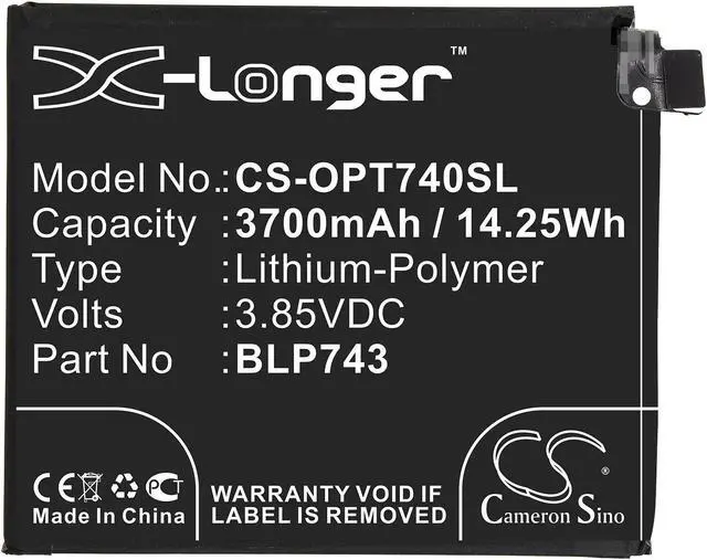 Alt view image 3 of 4 - Battery Replacement for 7T HD1905 HD1903 HD1901 BLP743