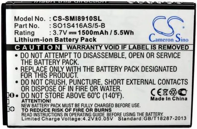 Alt view image 5 of 5 - Estry Battery Replacement for Vodafone H1360 360 H1 360 M1 360 SO1S416AS/5-B EB504465VU