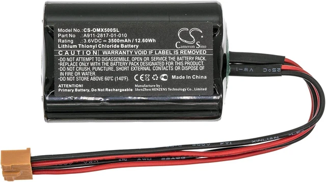 Alt view image 3 of 5 - Estry Battery Replacement for Okuma MX-50 MX50 E5503-490-012 A911-2817-01-010 A911-2817 A9112817