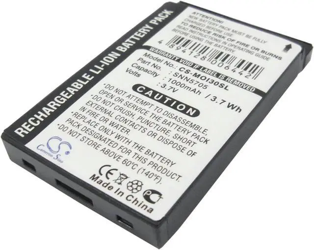 Main image of Estry Battery Replacement for MotoroIa i736 i730 i860 i30 i875 i88 i850 i265 i50 i760 i870 i55 i315 i710 i215 i85 i90 i560 i35 i733 i930 i605 i415 i670 i325 i355 i450 i58 i205 i60 SNN5705 SNN5723A