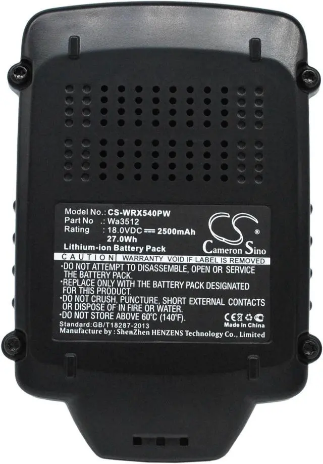 Main image of Estry Battery Replacement for Worx WX176 WG251 WX175.9 WG329E.9 WX523 WX026.9 WX175 WG540E.1 WG320 WX166 WX175.1 WX508.9 WU289 WG155.5 WG629E.1 WA3511 WA3516 WA3551.1 WA3523 WA3512 WA3572 WA3512.1