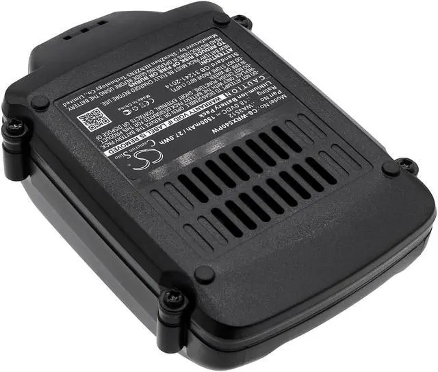 Alt view image 2 of 5 - Estry Battery Replacement for Worx WX176 WG251 WX175.9 WG329E.9 WX523 WX026.9 WX175 WG540E.1 WG320 WX166 WX175.1 WX508.9 WU289 WG155.5 WG629E.1 WA3511 WA3516 WA3551.1 WA3523 WA3512 WA3572 WA3512.1