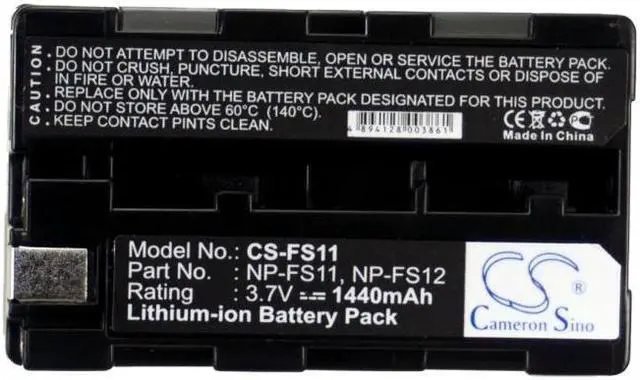 Alt view image 5 of 5 - Estry Battery Replacement for DCR-PC3 DCR-PC1 DSC-F55E DSC-F505V DSC-F55 DCR-PC5E DCR-PC5 DSC-F505K DSC-F55K DCR-PC3E DSC-P30 DSC-F505 DCR-PC2E DCR-PC2 CCD-CR1E NP-F10 NP-FS10 NP-FS12 NP-FS11