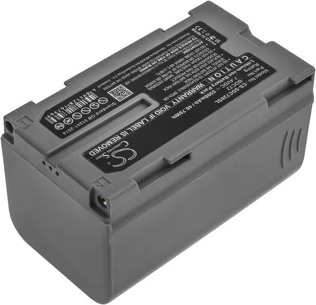 Alt view image 2 of 5 - Estry Battery Replacement for Sokkia 3D Layout Navigator LN-150 Pipe Laser TP-L6 BDC72