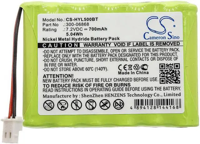 Alt view image 3 of 4 - Estry Battery Replacement for 8DLTSSCBASE1 8DLWLTP100 Tss Keypad LKP500 Lyric L5000 Panel Lynx Plus WLTP100 8DLLKP500 300-06868