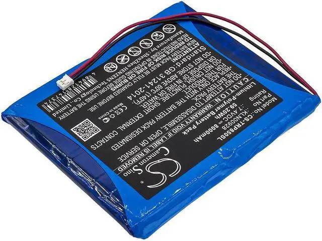 Alt view image 2 of 4 - Estry Battery Replacement for Trimble SPS852 Modular Receiver SPS855 Modular Receiver SPS851 Modular Receiver SPS850 Modular Receiver KLN00928