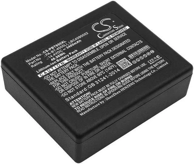 Main image of Estry Battery Replacement for Brother RJ4030 RJ4040 PTP950NW PT-P950NW TD-2130NSA PTP900W TD-2120N PT-D800W PT-E800T/TK PT-P900W PA-BB-001 25B LBC4090002 LBF3250001 PA-BT-4000LI LBD709-001