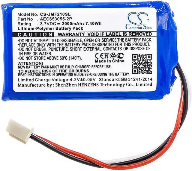 Alt view image 3 of 4 - Estry Battery Replacement for Flip II (2013) Flip 2 (2013) AEC653055-2P