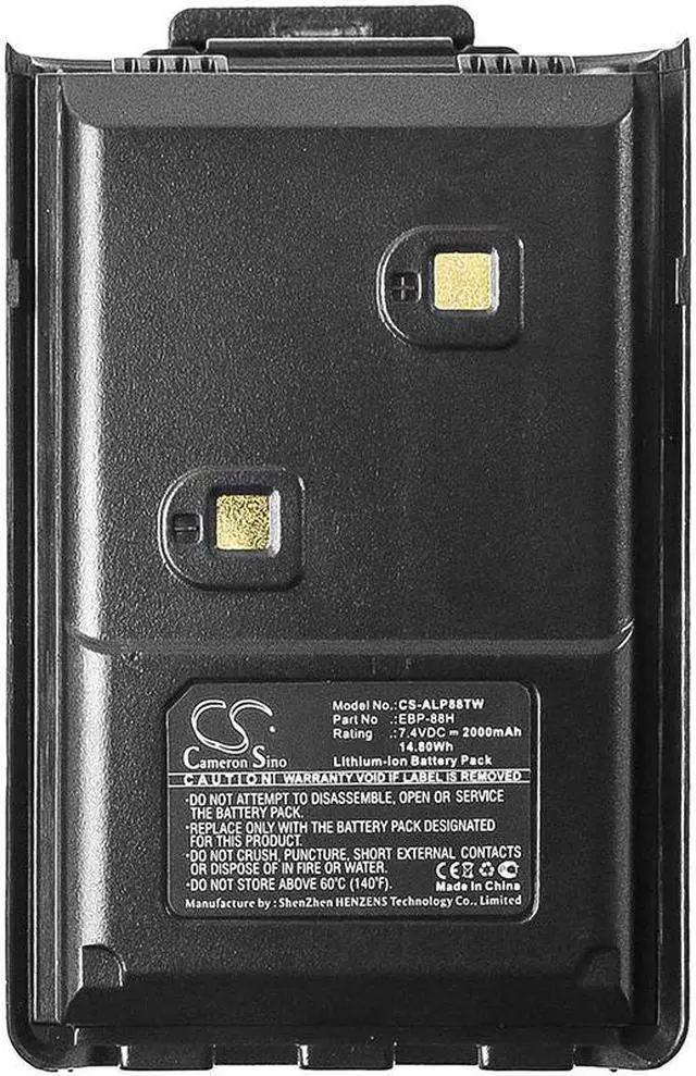 Alt view image 5 of 5 - Estry Battery Replacement for Alinco DJ-A41 DJ-W500 DJ-W100 DJ-A10 DJ-100 DJ-10 DJ-500 DJ-A11 DJ-289G EBP-88H
