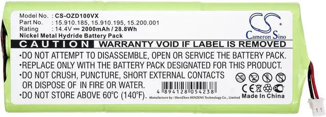 Alt view image 3 of 5 - Estry Battery Replacement for Ozroll ODS Controller E-Port Controller Smart Drive Smart Control 10 15.200.001 15.910.185 15.910.195
