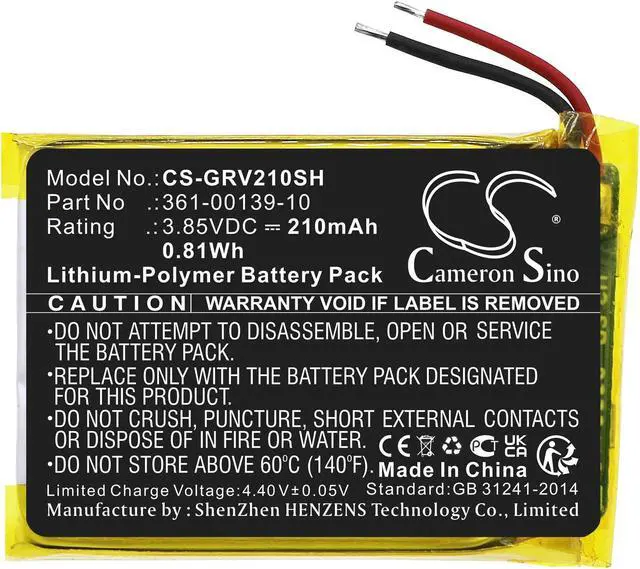 Alt view image 2 of 3 - Estry Battery Replacement for Venu 2 361-00139-10
