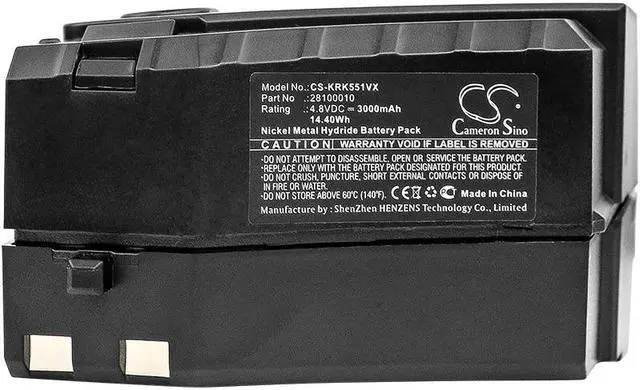 Alt view image 3 of 3 - Estry Battery Replacement for Karcher KC55 Plus K55 Cordless Electric Broom KC55 12585050 1.258-505.0 1258-5050 GP 160SCHE 6.654-118.0 28100010