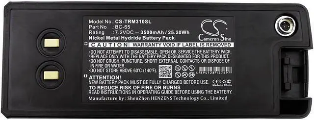 Alt view image 3 of 5 - Estry Battery Replacement for Trimble M3 S8 BC-65