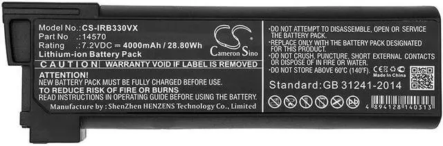 Alt view image 3 of 3 - Estry Battery Replacement for IR Looj 330 Looj 330 Gutter Cleaning Robot 14570