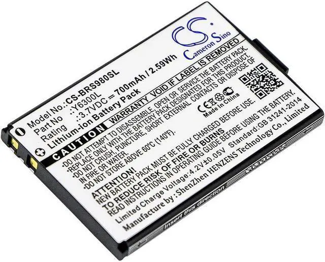 Main image of Estry Battery Replacement for Blinc TORC V200 ONEAL RT-712 RF710 G2 RX-960 RF-730 RS-980 Y6300L